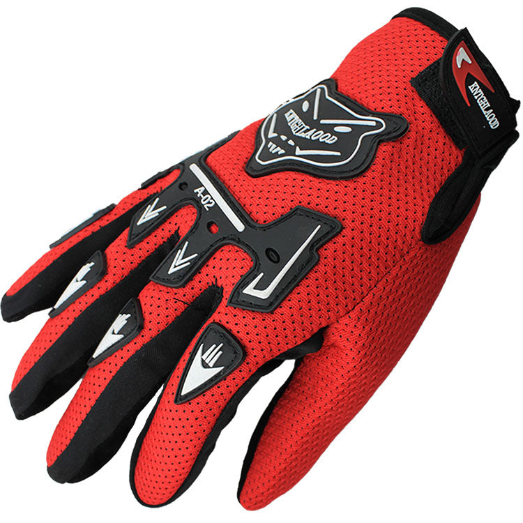 Cross-border Zhejiang Autumn and Winter Cycling Gloves Fox Head Breathable Sports Full Finger Gloves Origin Supplies