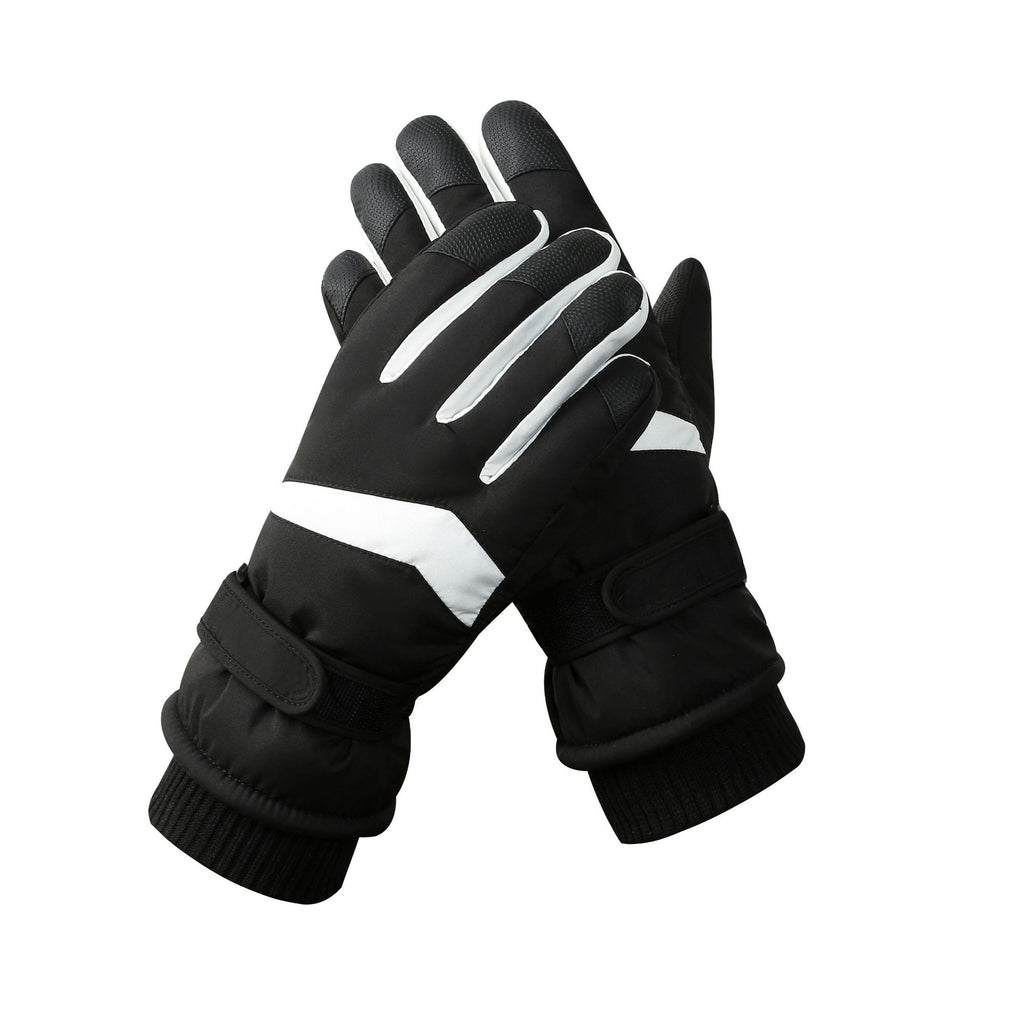 Winter New Ski Gloves Men Men Outdoor Cycling Touchscreen Warm Fleece Padded Gloves Waterproof Non-slip