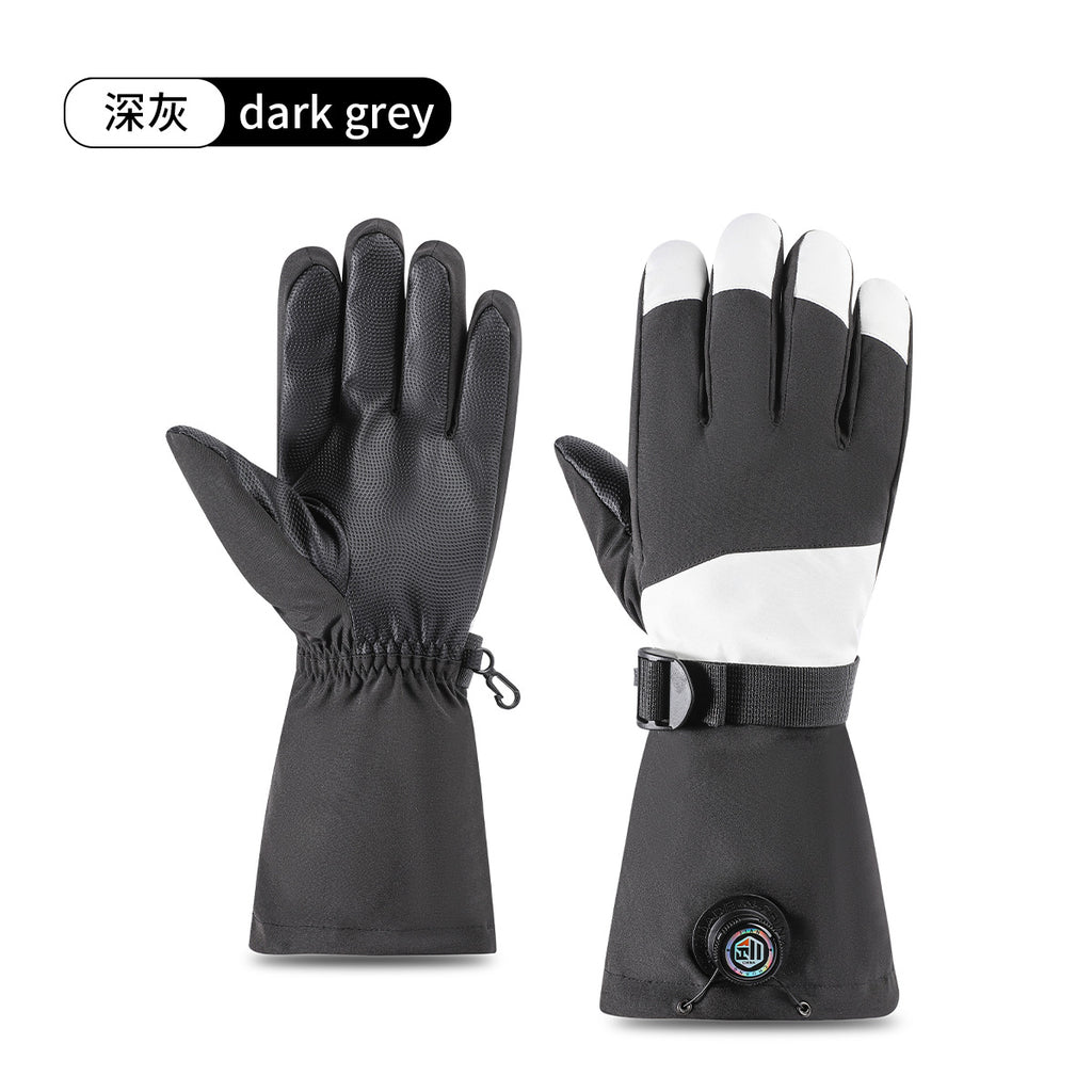 Ski Gloves Winter Warmth Cold Thickness Waterproof Outdoor Mountaineering Cycling Touchscreen Warmth Gloves Unisex