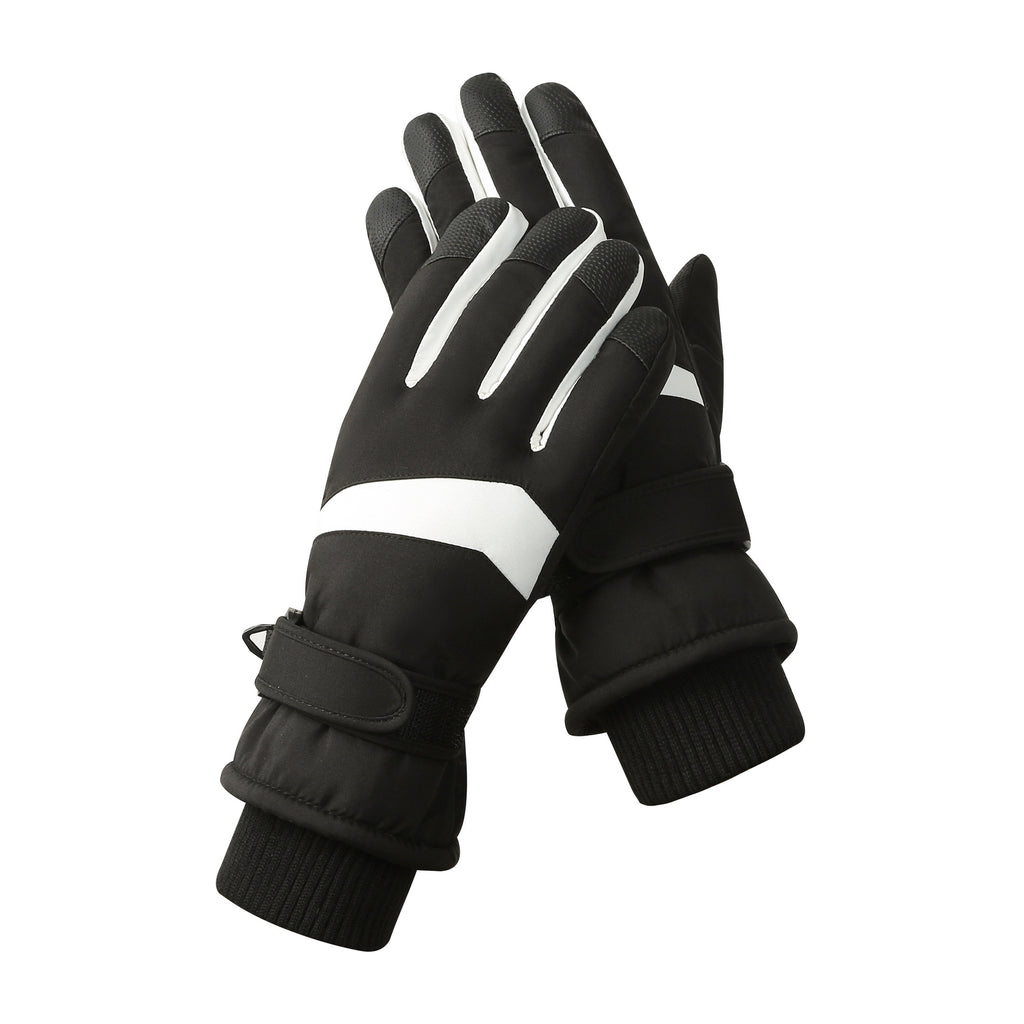 Winter New Ski Gloves Men Men Outdoor Cycling Touchscreen Warm Fleece Padded Gloves Waterproof Non-slip