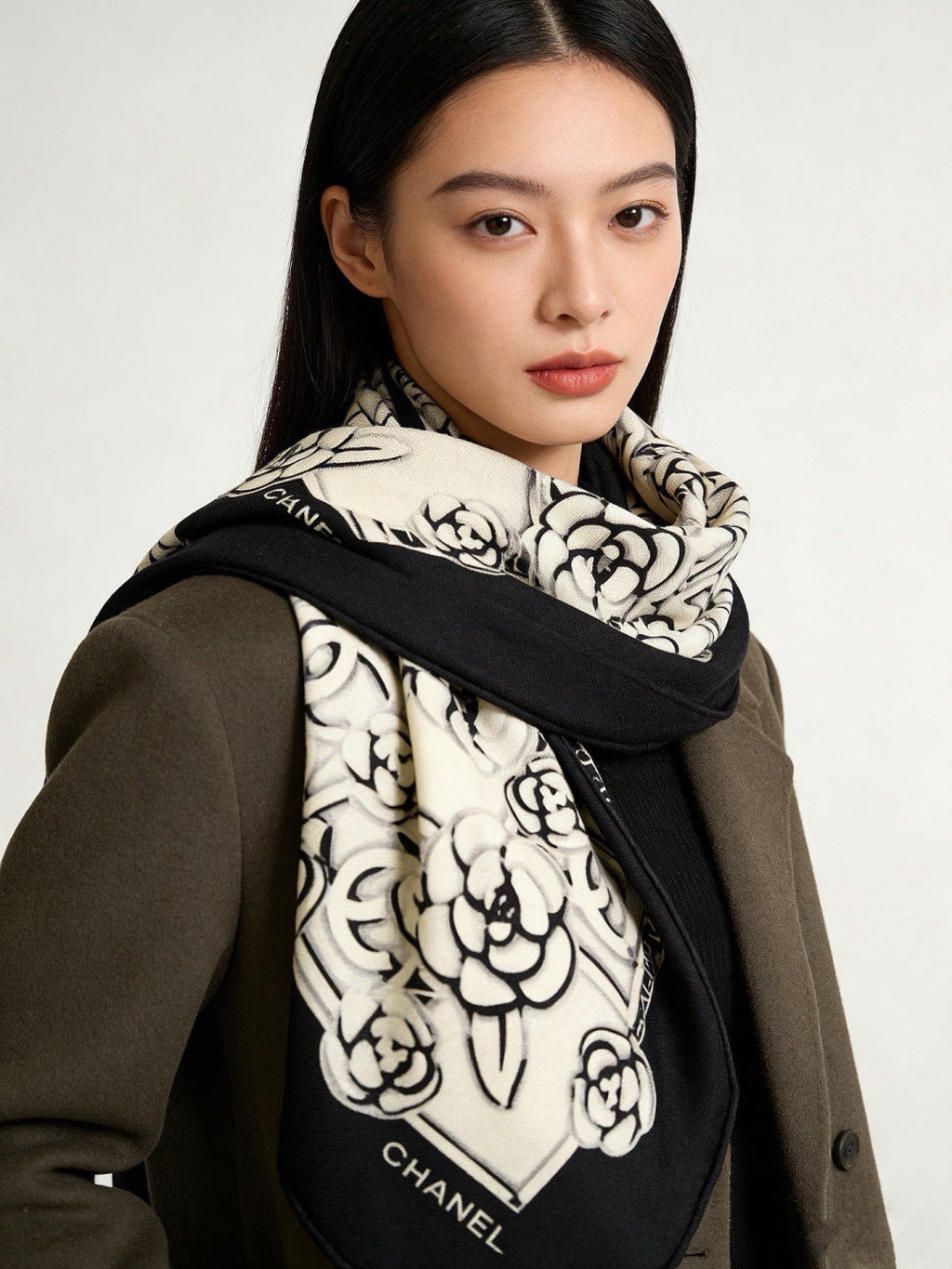 - 26S SCARF 140 IN CASHMERE AND SILK 309374